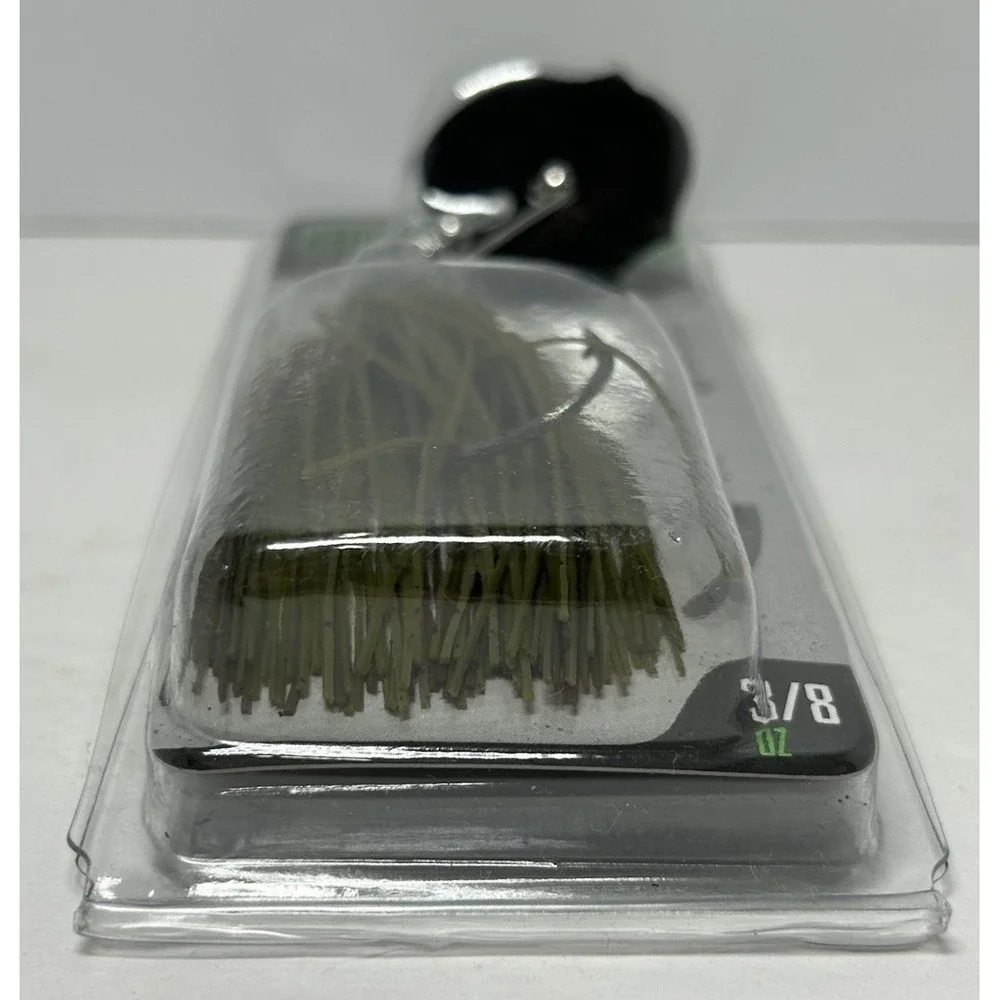Googan Squad Clickbait Vibrating‎ Jig 3/8 oz Green Pumpkin Fishing Lure New